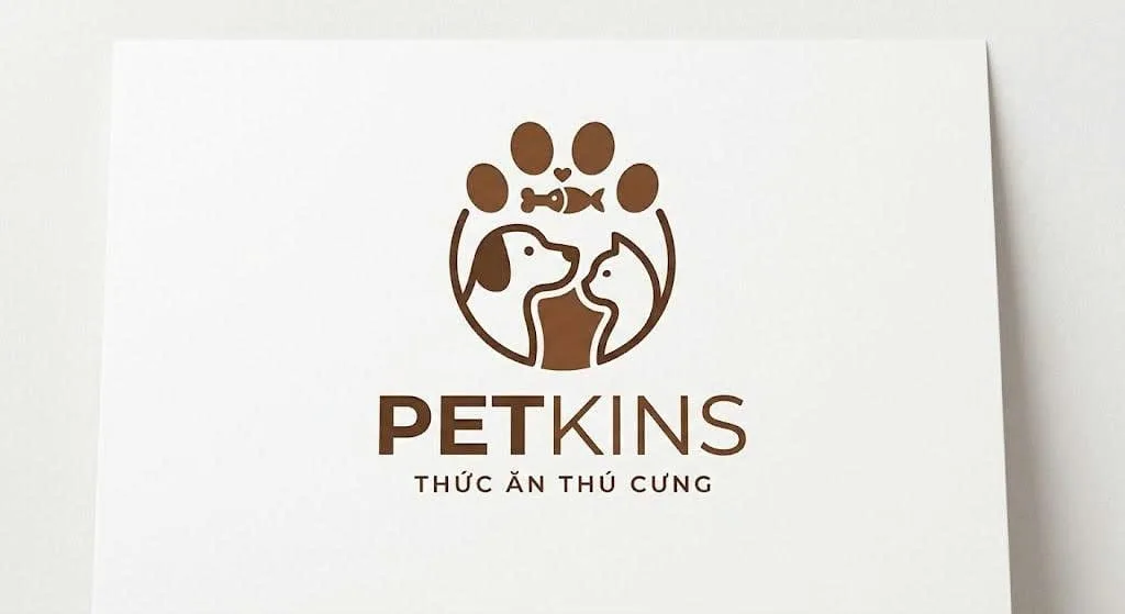 Logo PetKins Thức ăn và phụ kiện thú cưng