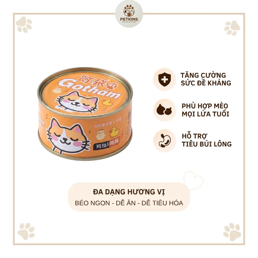 10 Lon Pate GOTHAM Dành Cho Mèo - Ảnh 5