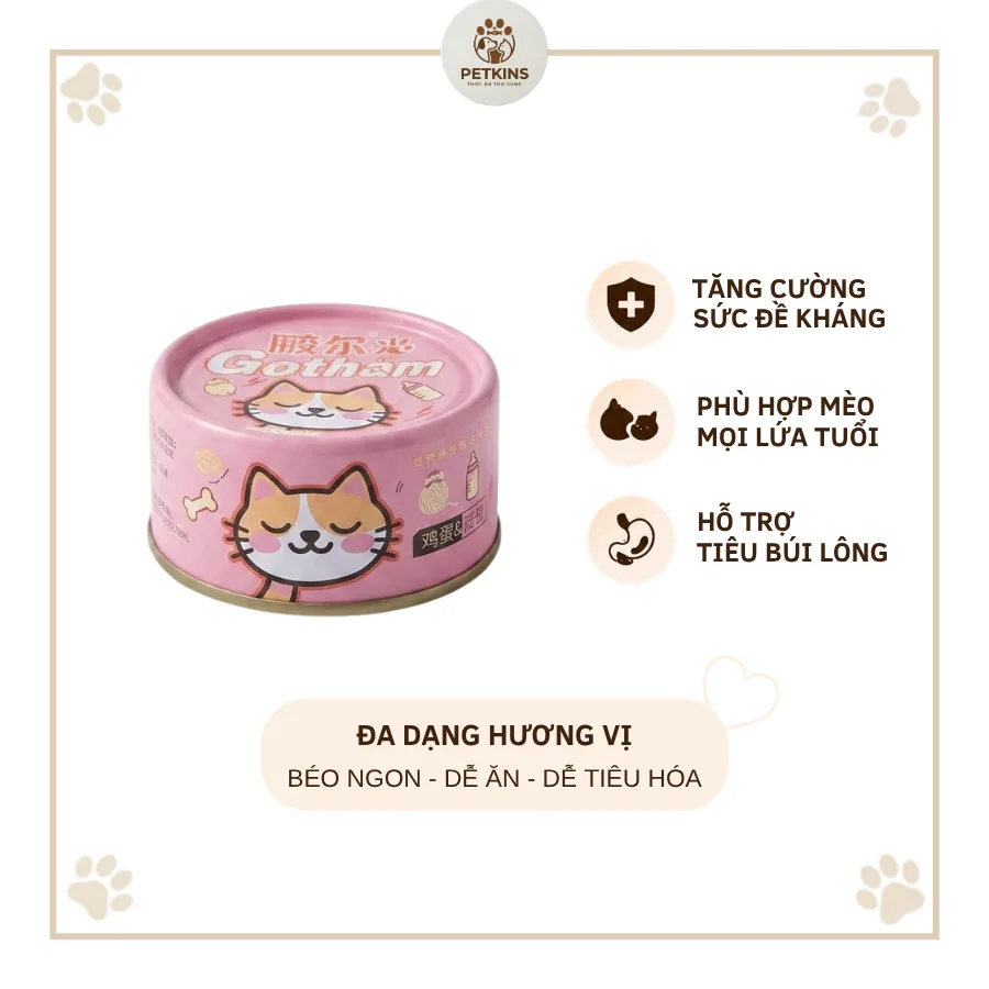 10 Lon Pate GOTHAM Dành Cho Mèo - Ảnh 4