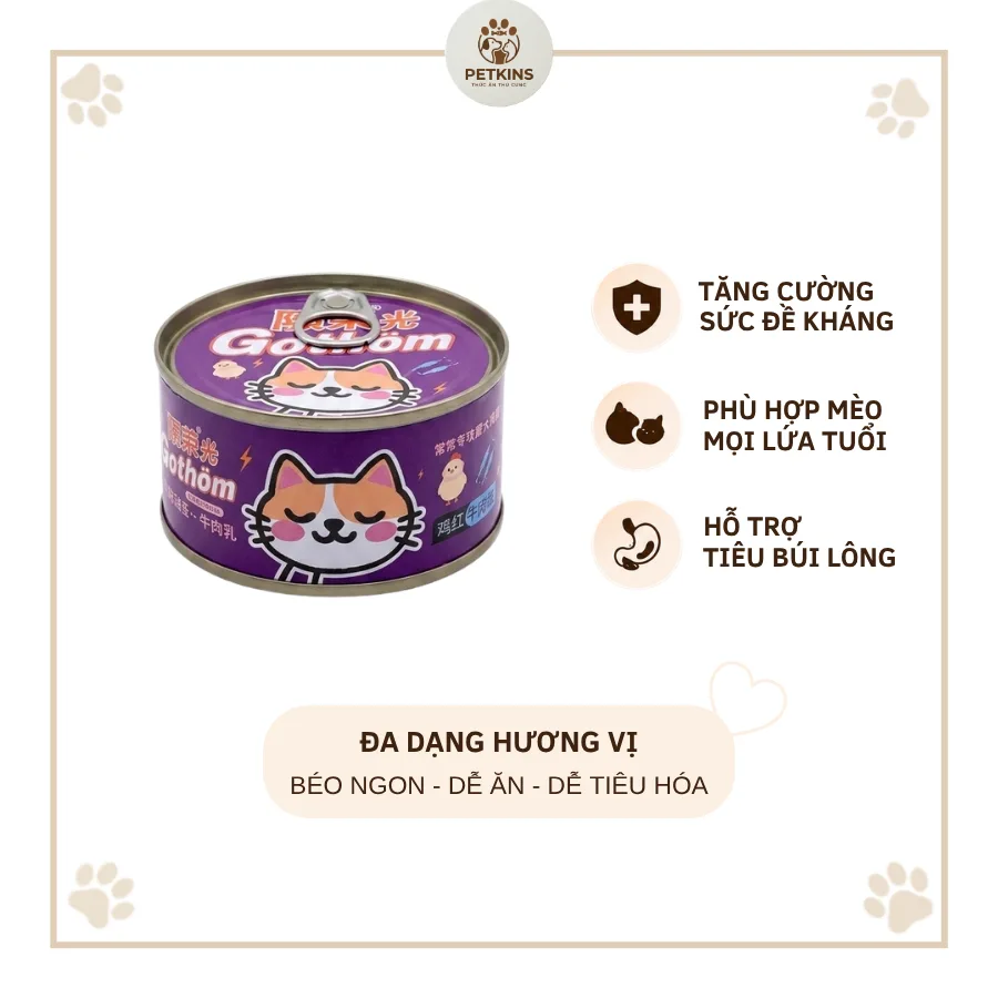10 Lon Pate GOTHAM Dành Cho Mèo - Ảnh 3