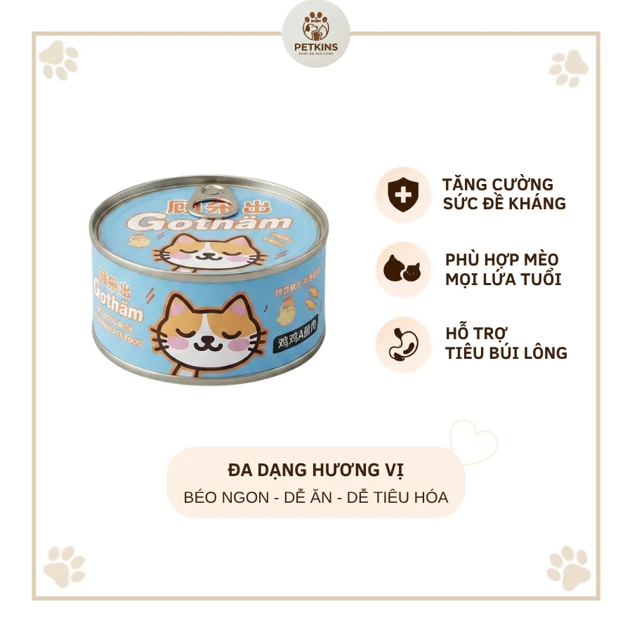 10 Lon Pate GOTHAM Dành Cho Mèo - Ảnh 2