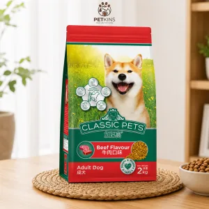 Thức Ăn Cho Chó Trưởng Thành Classic Pets Adult Hương Vị Thịt Bò – 2kg