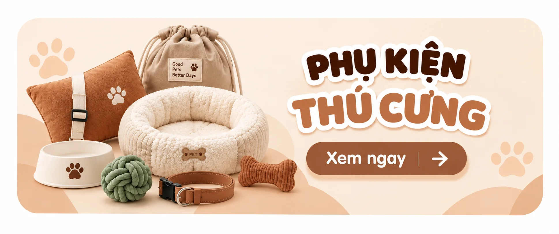 Phụ kiện thú cưng nhà Petkins